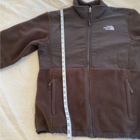 The North Face size XL Brown Neutral Y2K Warm Full Zip Up Fleece - Picture 6 of 6